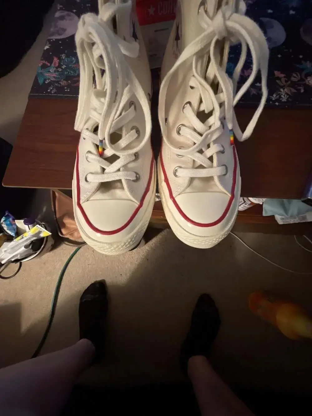 Converse Chuck Taylor All Star '70 High Top 1st Pride Parade Peace Rainbow Sneak - Picture 5 of 9